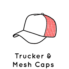 Trucker & Mesh-Caps mit Logo